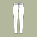 light greenish-brown cropped pants image